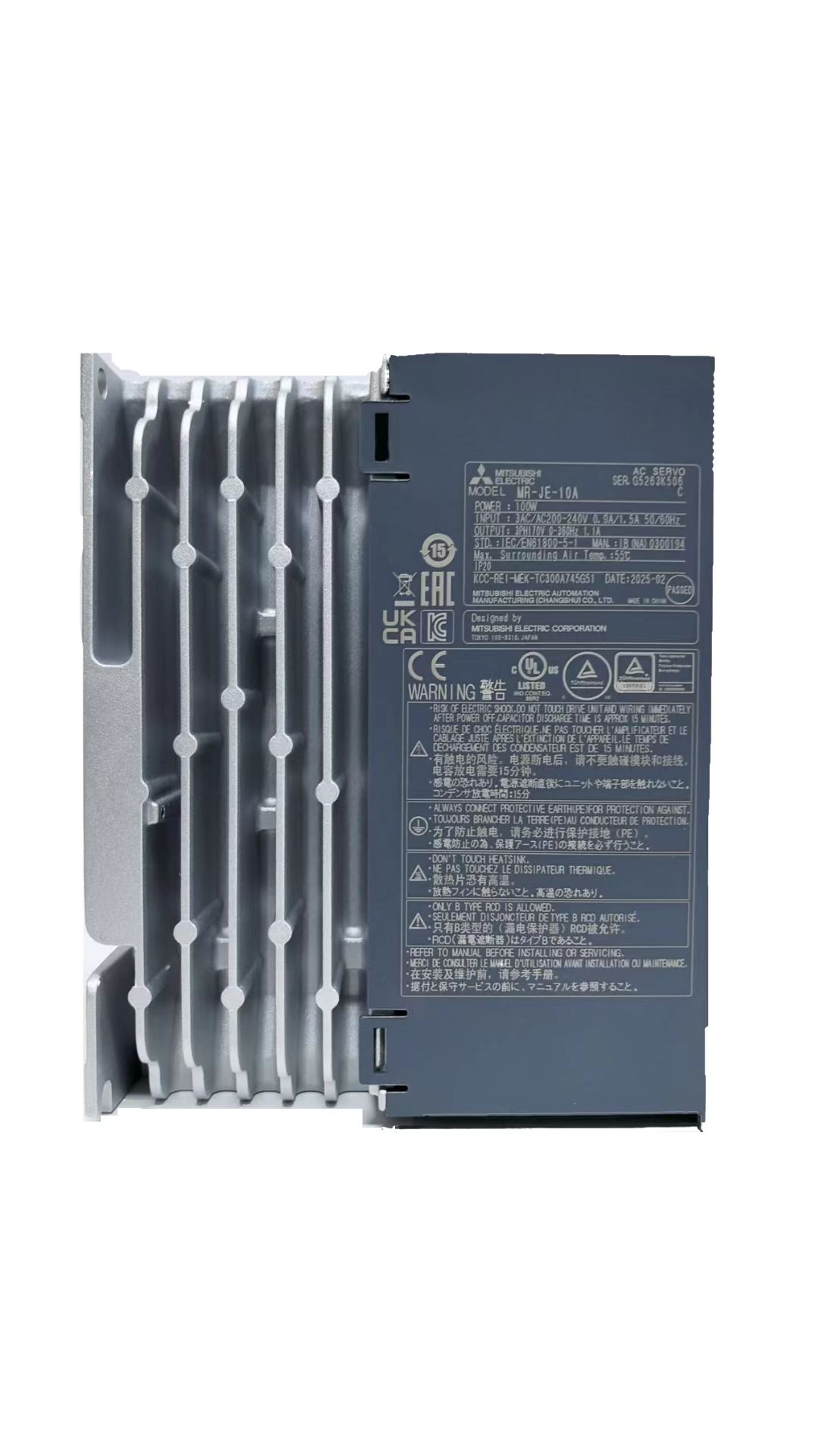 MR-JE-10A  MR-JE-10A价格数字式交流伺服驱动器